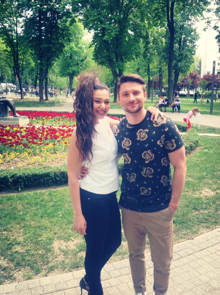Sanja Vucic and Sergey Lazarev
