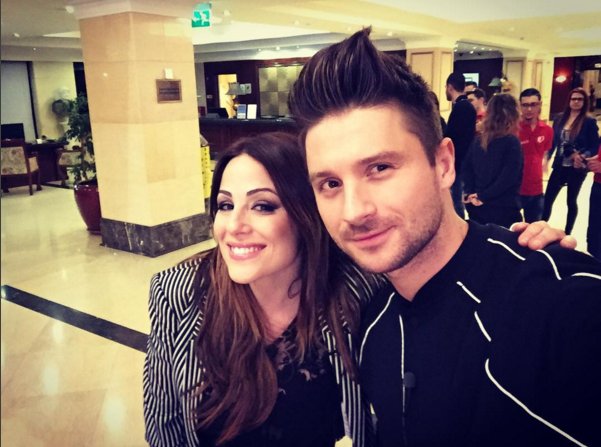 Ira Losco and Sergey Lazarev
