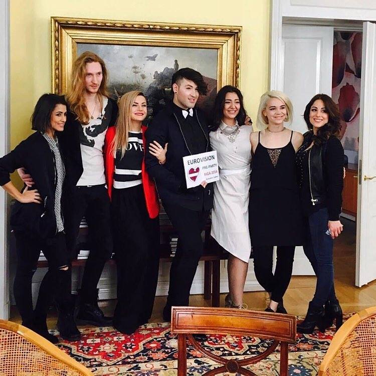 Barei, Ivan, Poli Genova, Hovi Star, Sanja Vucic, Rykka and Ira Losco in Riga