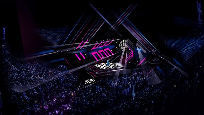 The full stage plan for Melodifestivalen 2017! (© SVT)