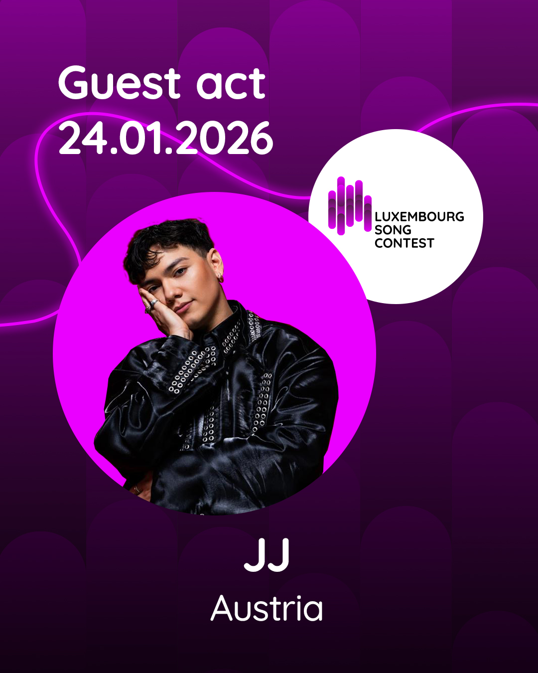 Luxembourg: JJ to grace the Luxembourg Song Contest 2026