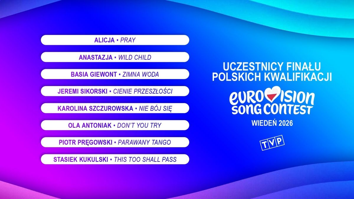 Poland: TVP unveils the national final competing acts for Eurovision 2026