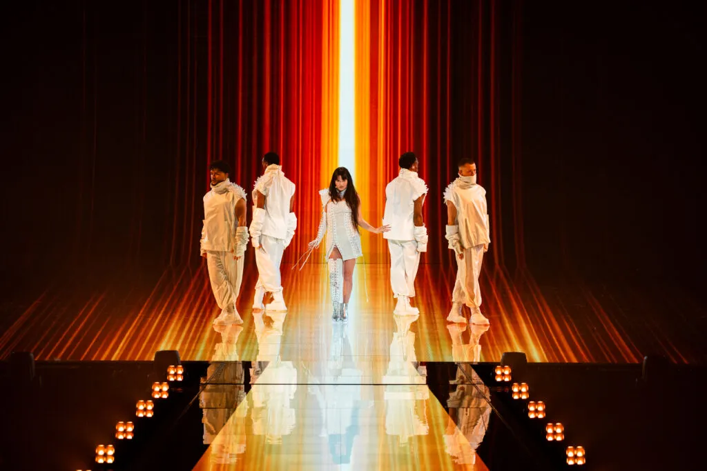 ESSYLA during the First Rehearsal in Vienna (Photo credit: Corinne Cumming/EBU)