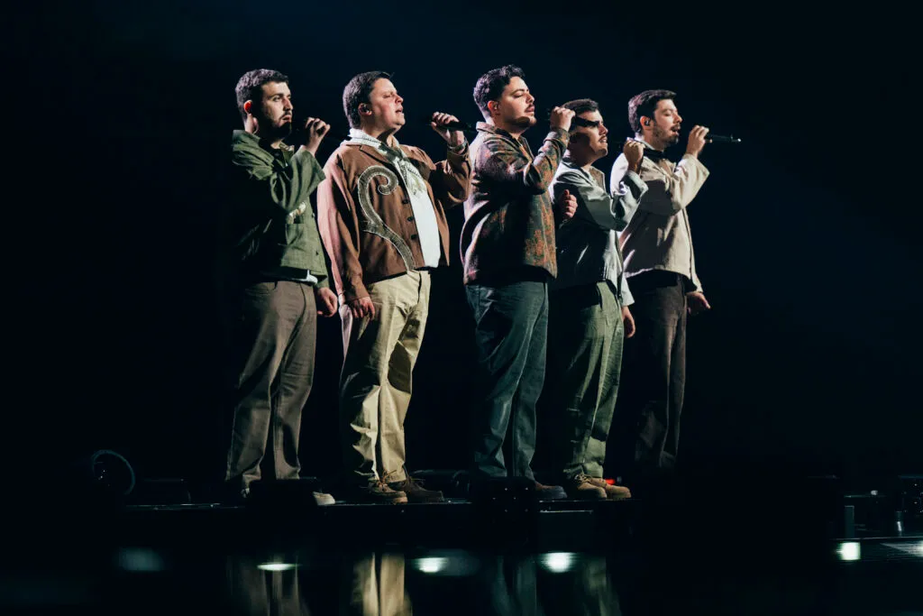 Bandidos do Cante during the First Rehearsal in Vienna (Photo credit: Corinne Cumming/EBU)