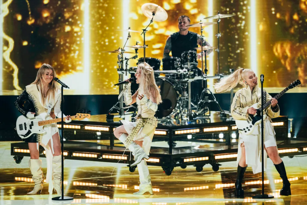 Vanilla Ninja during the First Rehearsal in Vienna (Photo credit: Sarah Louise Bennett/EBU)