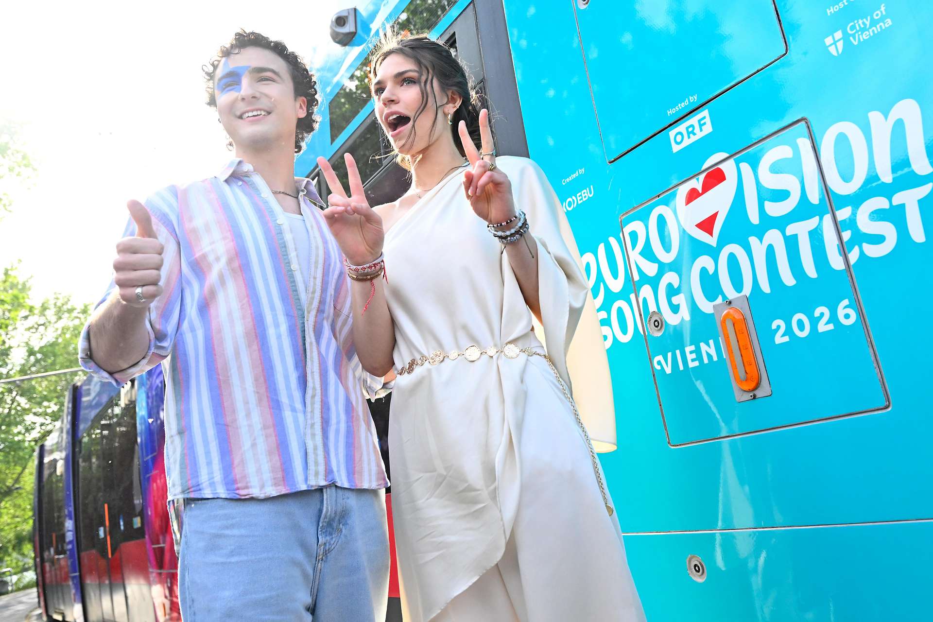 Austria: Cosmo takes a tram ride to the Wiener Stadthalle ahead of Eurovision 2026