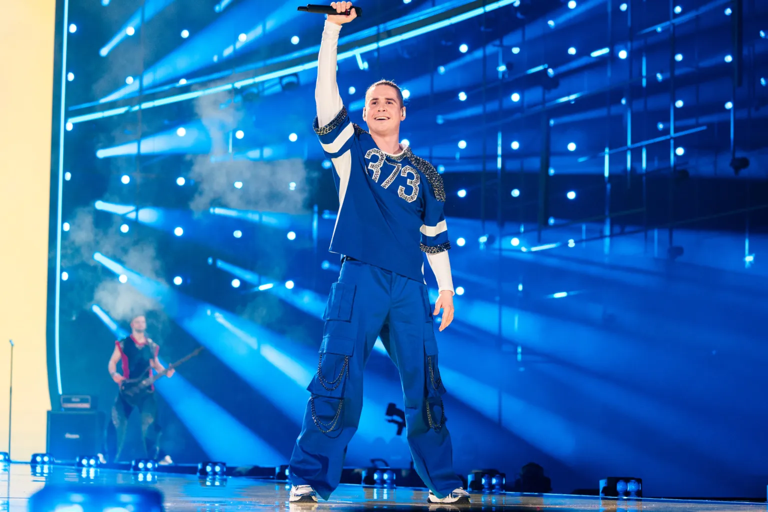 Satoshi during the First Rehearsal in Vienna (Photo credit: Corinne Cumming/EBU)