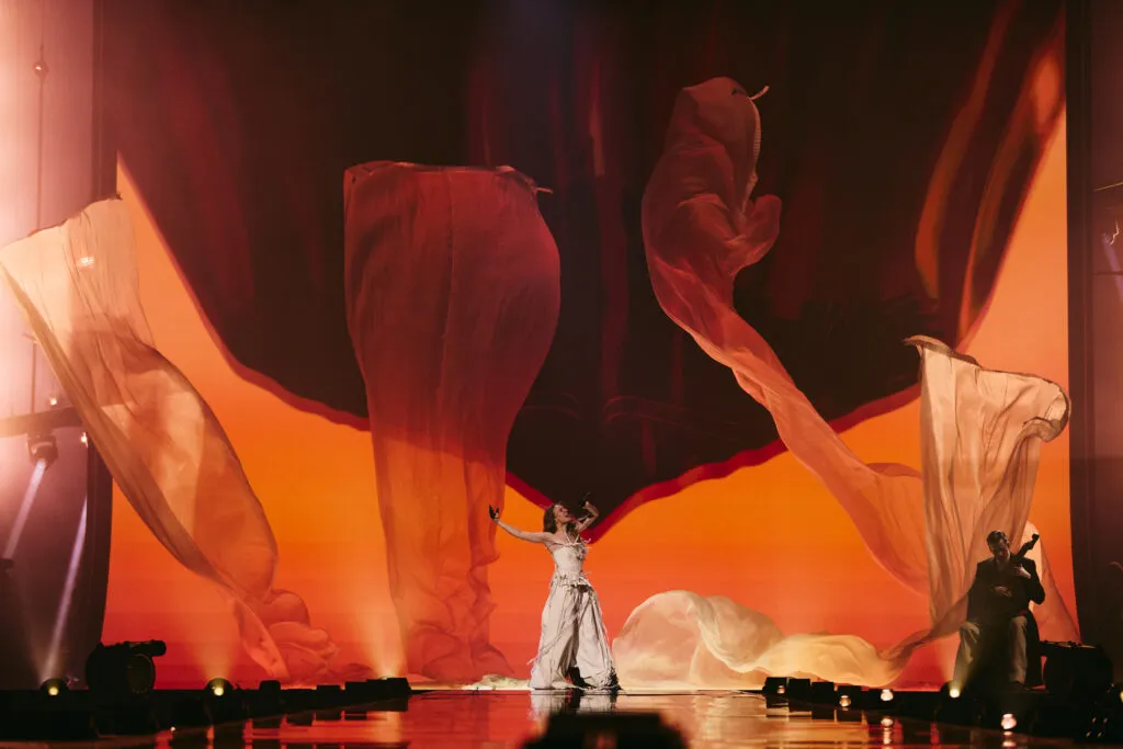 LELÉKA during the rehearsals in Vienna (Photo credit: Alma Bengtson/EBU)