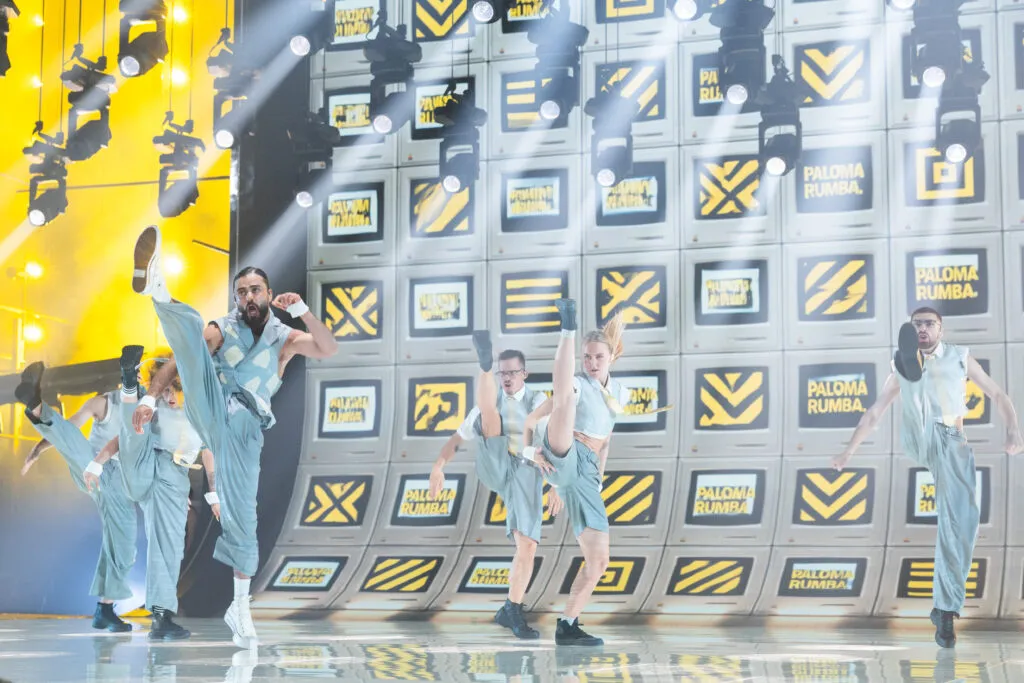 SIMÓN during rehearsals in Vienna (Photo credit: Corinne Cumming/EBU)