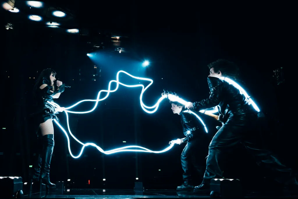 Alexandra Căpitănescu during the rehearsals in Vienna (Photo credit: Sarah Louise Bennett/EBU)