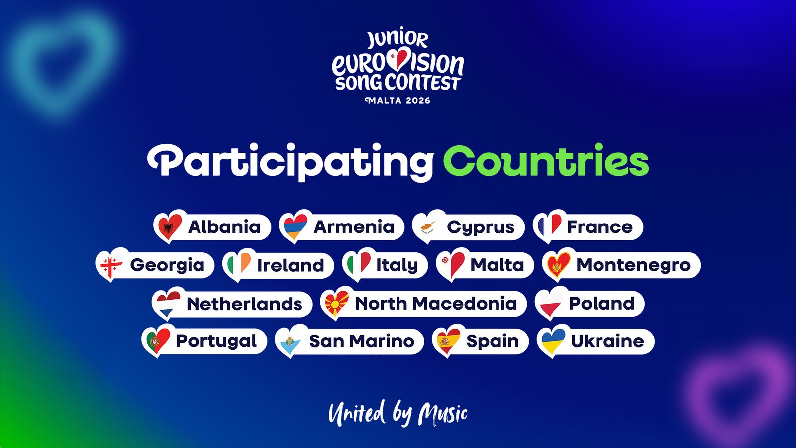 Junior Eurovision 2026: 16 Countries Confirmed for Malta