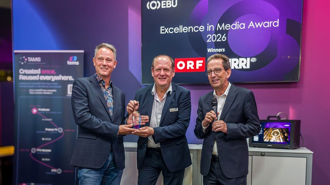 Austria: ORF awarded EBU Excellence in Media Award 2026 for Eurovision Production